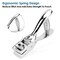Hole Punch Slot Punch Badge Hole Punch for ID Cards,Hand Held,No Burrs Holes,One Slot Hole Puncher for ID Badges Hole Punch for Badge,Metal Hole Punch for ID Cards,Badge Holes,15mm x 3mm Hole